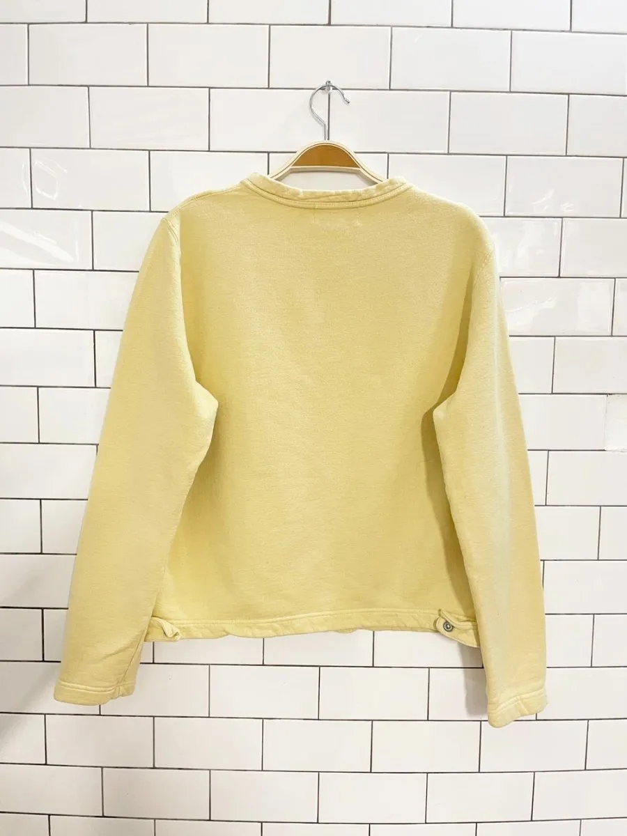 vintage 90s non-fiction full zip sweatshirt cardigan | the galt knitting co. sold by Good Market Thrift Store product image thumbnail 4