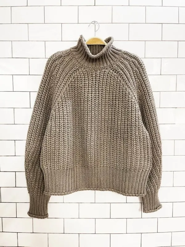 h&m wool-blend chunky knit sweater sold by Good Market Thrift Store