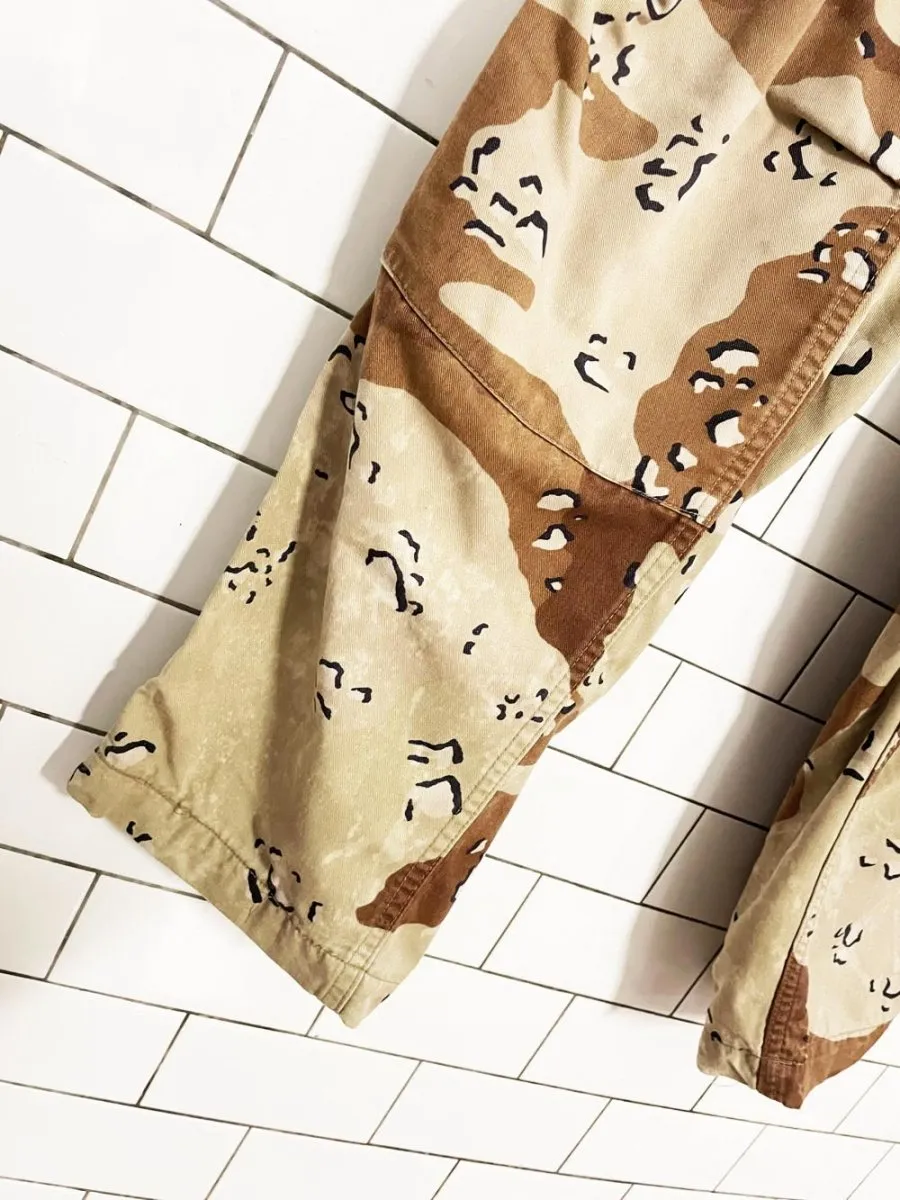 vintage 90s army desert camo cargo pants sold by Good Market Thrift Store product image thumbnail 4