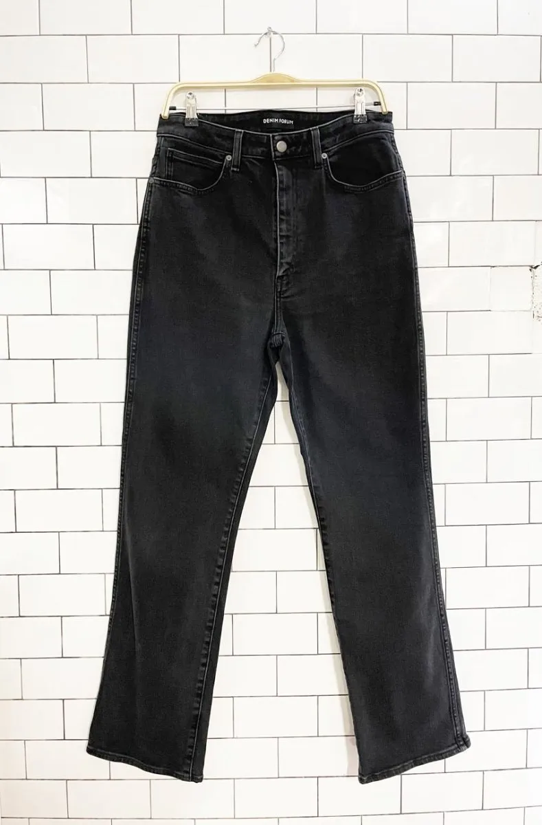 denim forum the 90s naomi super high stovepipe jeans | aritzia sold by Good Market Thrift Store