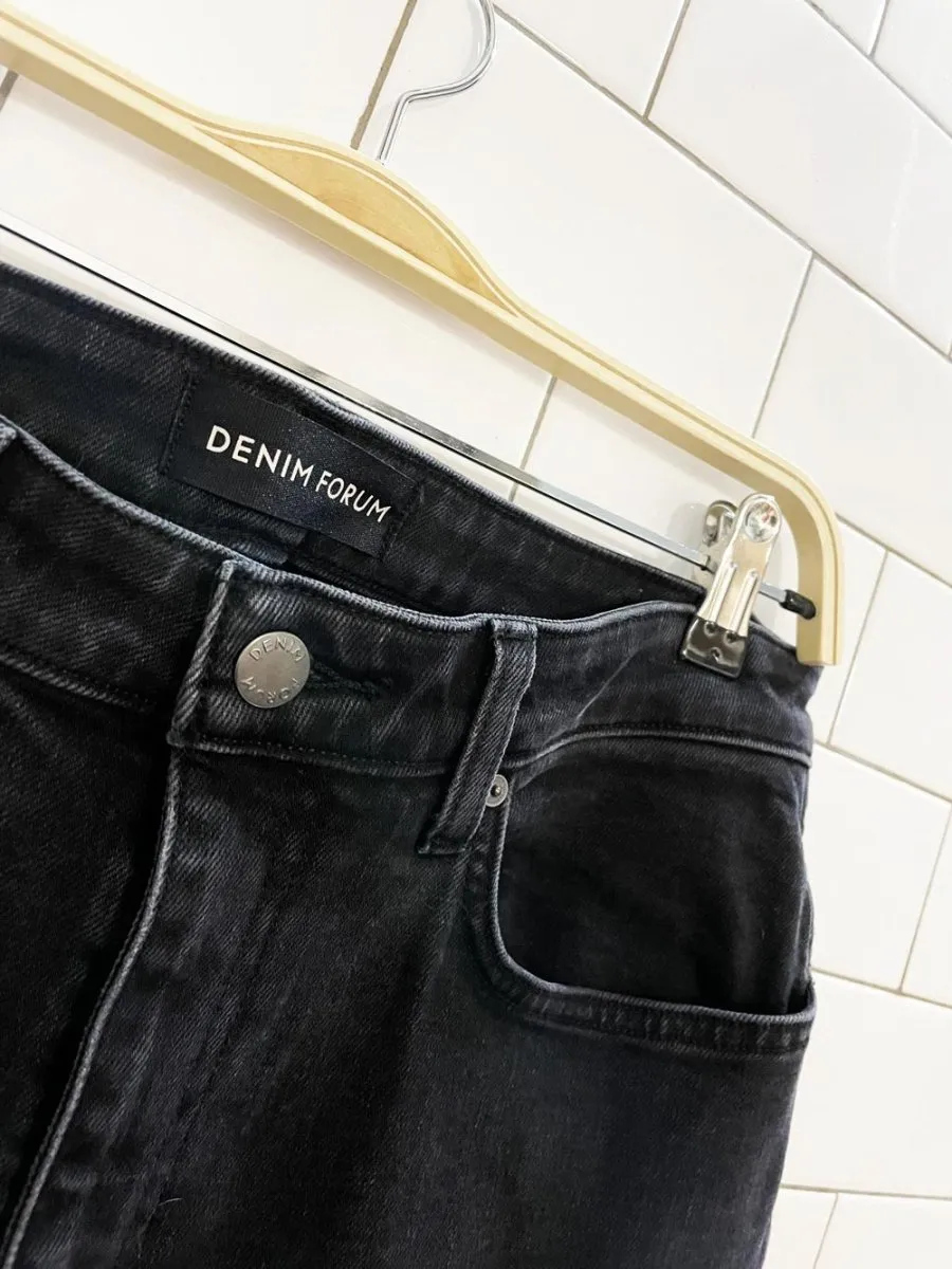 denim forum the 90s naomi super high stovepipe jeans | aritzia sold by Good Market Thrift Store product image thumbnail 3