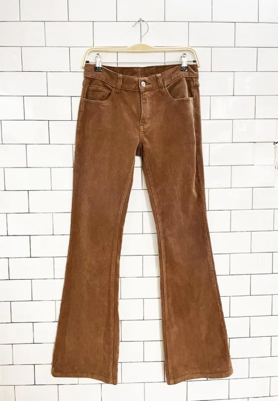 john galt corduroy flare pants | brandy melville sold by Good Market Thrift Store