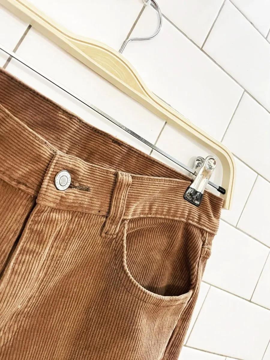 john galt corduroy flare pants | brandy melville sold by Good Market Thrift Store product image thumbnail 2