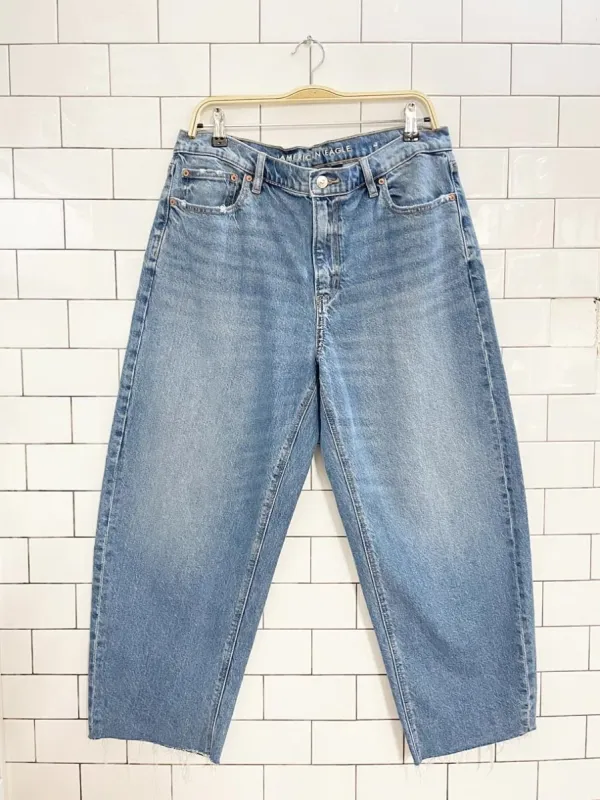 american eagle barrel leg jeans sold by Good Market Thrift Store