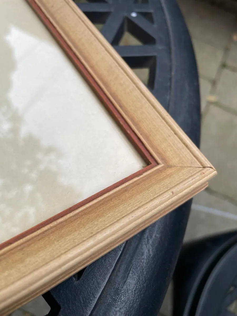 vintage 50s tableau sur toile edouard manet le joueur de fifre reprint | framed sold by Good Market Thrift Store product image thumbnail 4