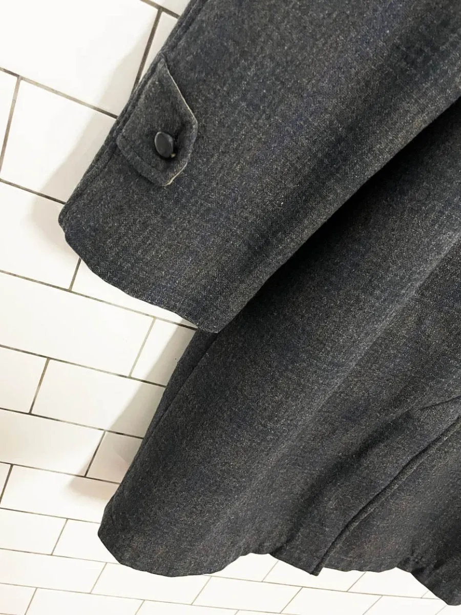 vintage 60s united sports MFG wool plaid coat sold by Good Market Thrift Store product image thumbnail 2