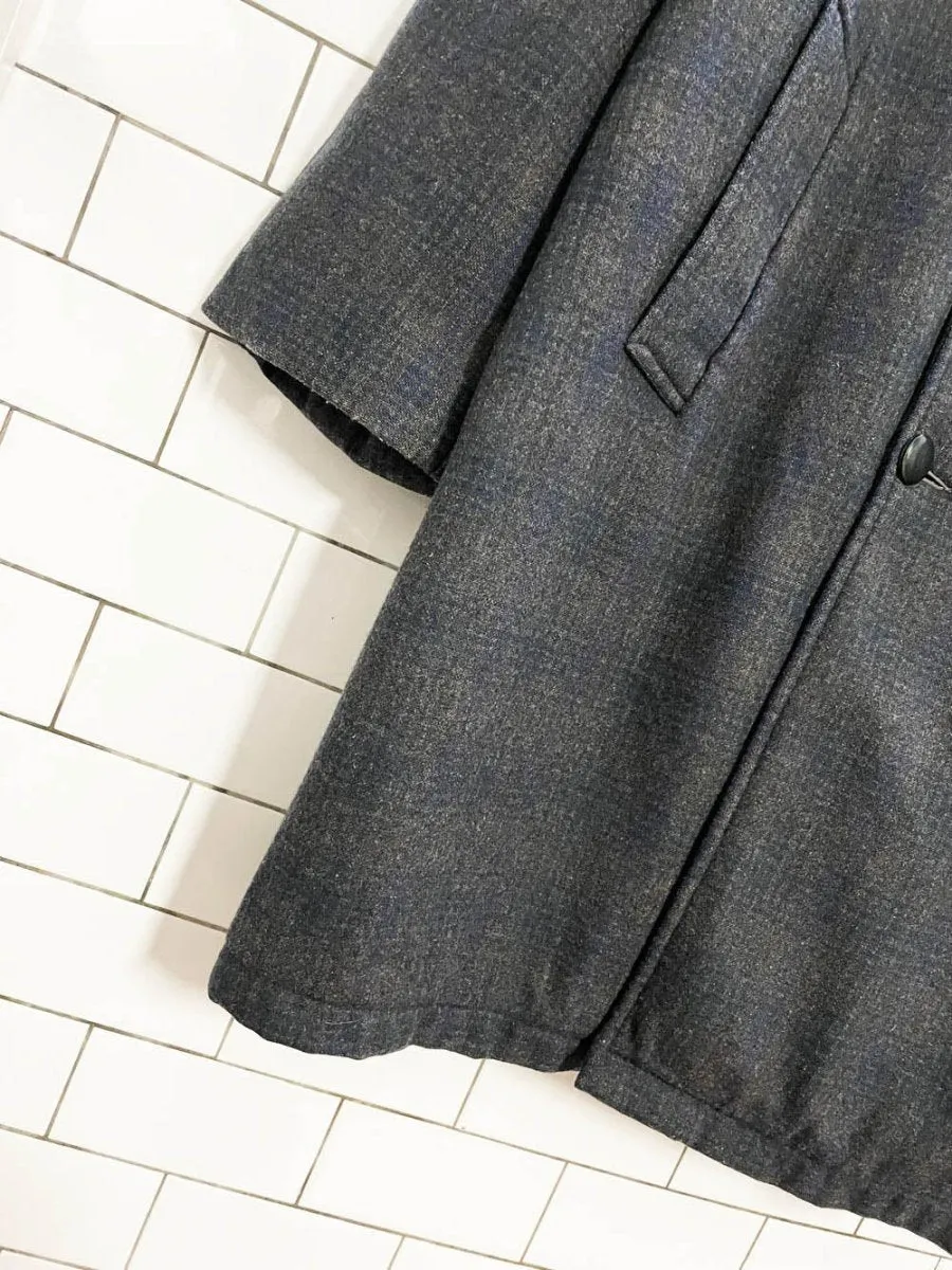 vintage 60s united sports MFG wool plaid coat sold by Good Market Thrift Store product image thumbnail 5