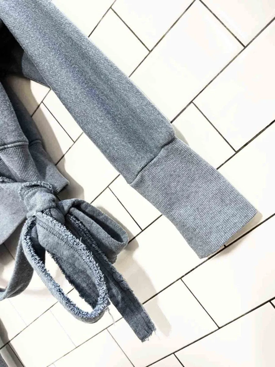 free people hand loose wrap around sweatshirt top sold by Good Market Thrift Store product image thumbnail 3