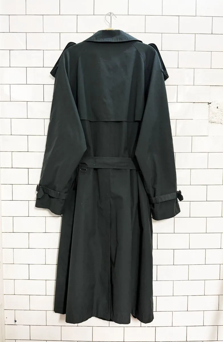 vintage moores classic belted trench coat sold by Good Market Thrift Store product image thumbnail 5