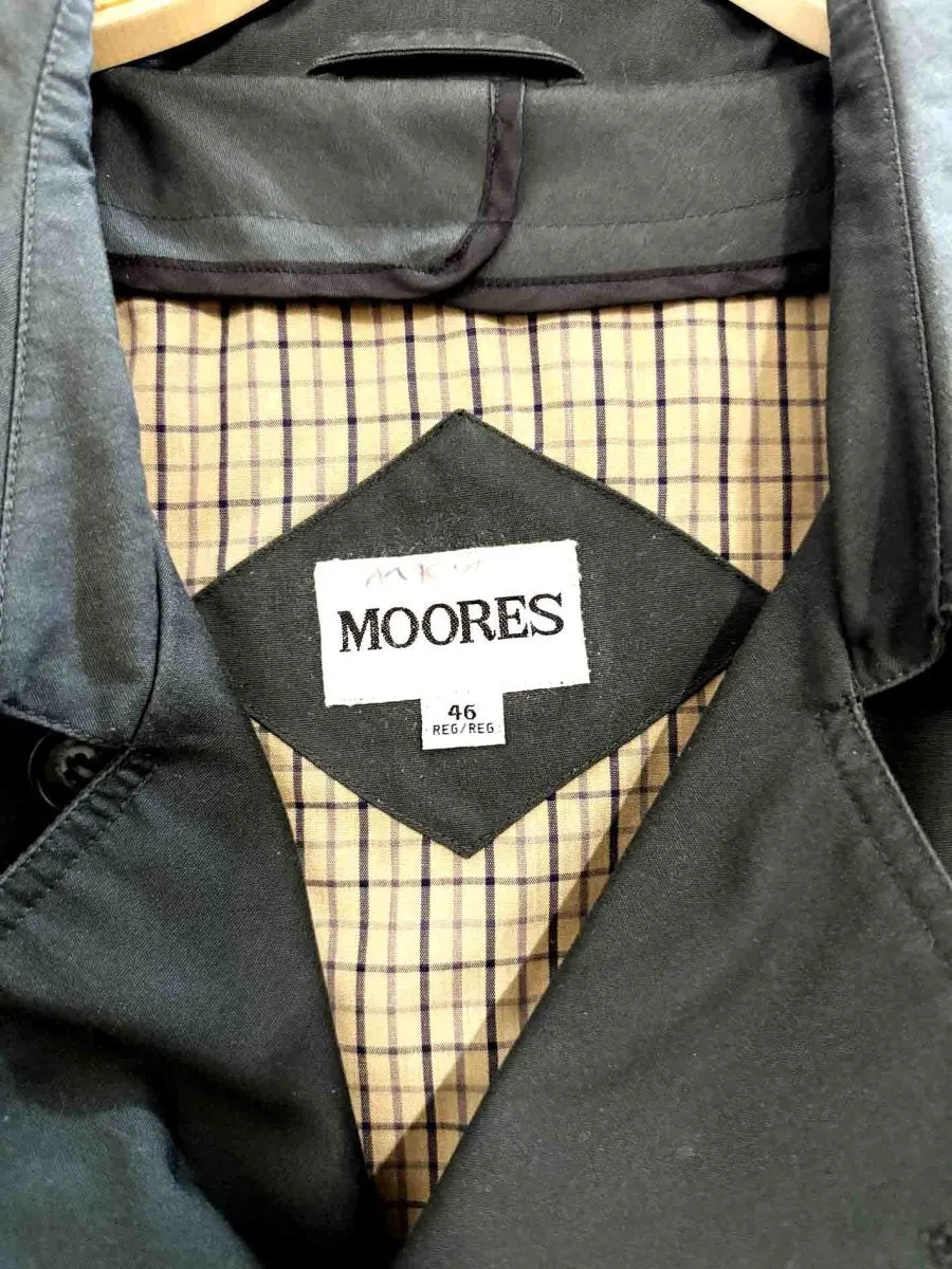 vintage moores classic belted trench coat sold by Good Market Thrift Store product image thumbnail 3