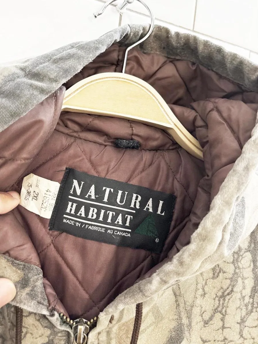 vintage 90s natural habitat realtree camo jacket sold by Good Market Thrift Store product image thumbnail 2