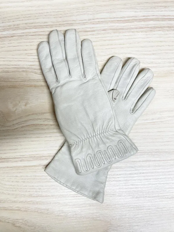 vintage eaton leather gloves | cashmere lining sold by Good Market Thrift Store