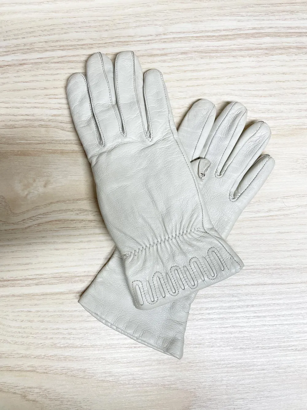 vintage eaton leather gloves | cashmere lining sold by Good Market Thrift Store