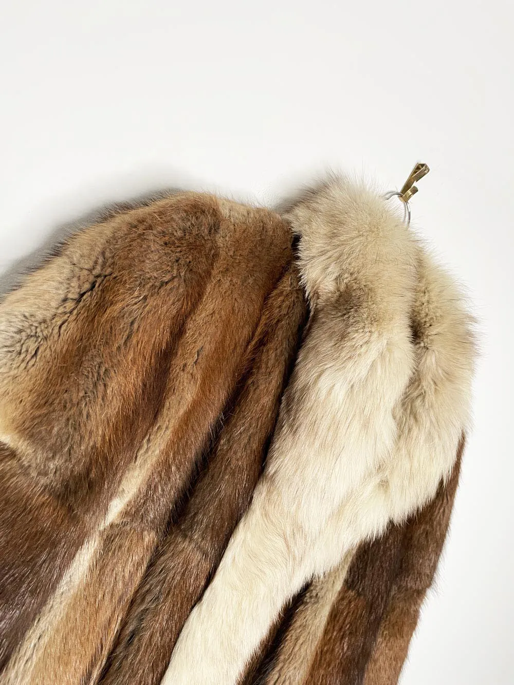vintage arctic fox + mink fur short coat | leader furs sold by Good Market Thrift Store product image thumbnail 2