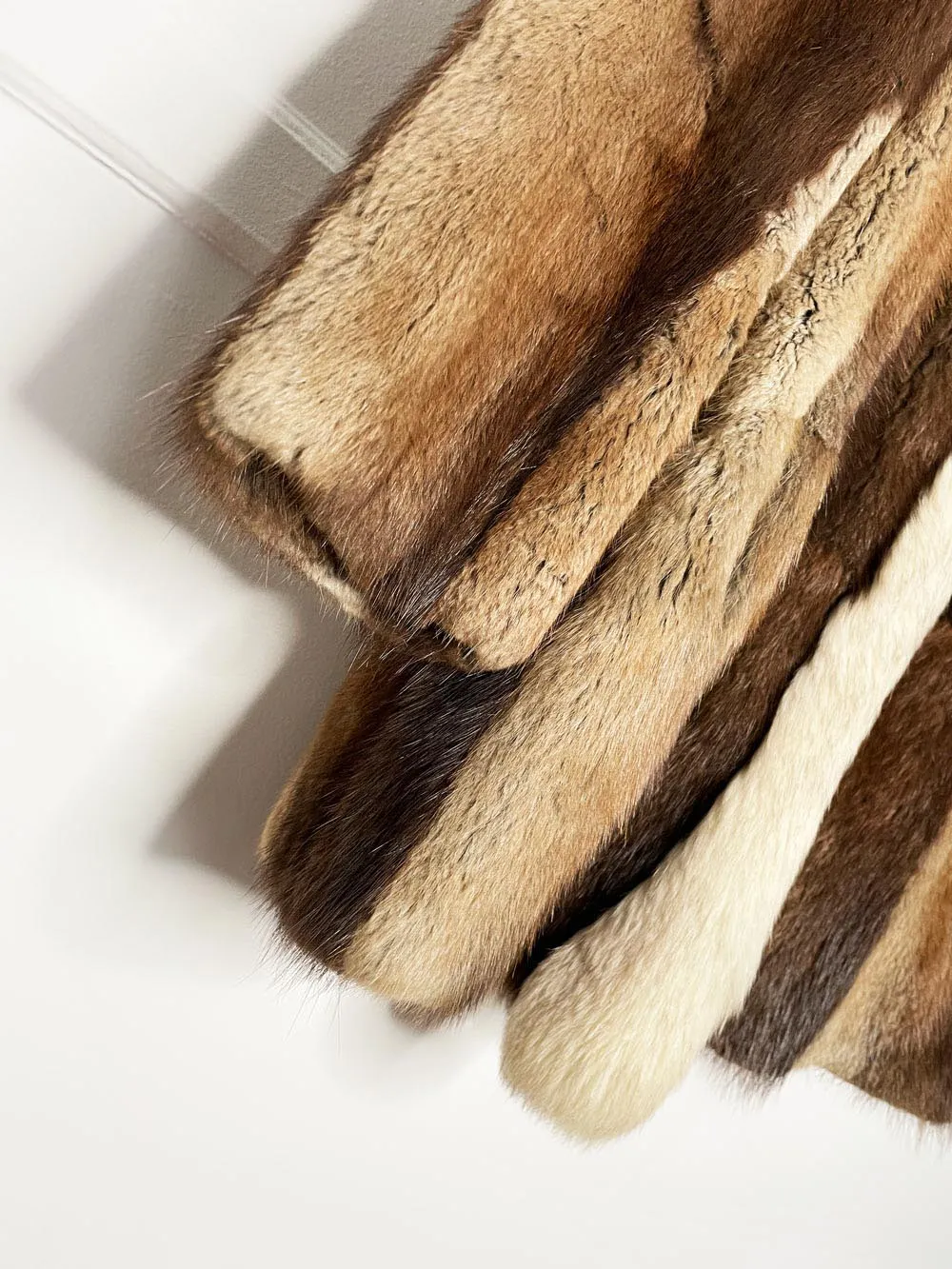 vintage arctic fox + mink fur short coat | leader furs sold by Good Market Thrift Store product image thumbnail 4