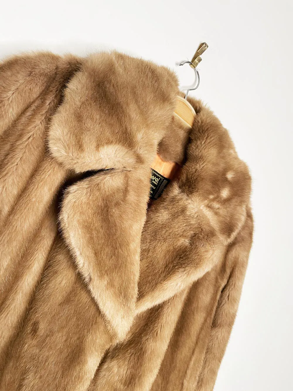 vintage tissavel france faux fur mink jacket sold by Good Market Thrift Store product image thumbnail 2