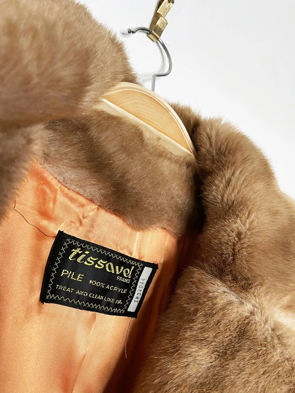 vintage tissavel france faux fur mink jacket sold by Good Market Thrift Store product image thumbnail 3