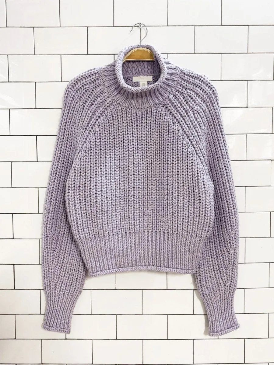 h&m wool-blend chunky knit sweater sold by Good Market Thrift Store