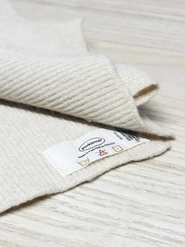 vintage parkhurst angora-wool knit scarf sold by Good Market Thrift Store