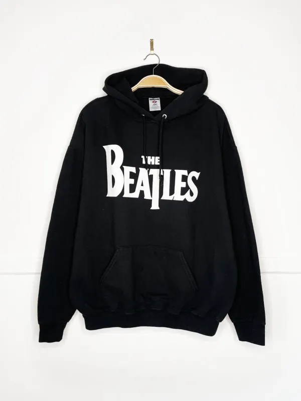 vintage 90s the beatles royal command performance 1963 reprint hoodie | jerzees sold by Good Market Thrift Store