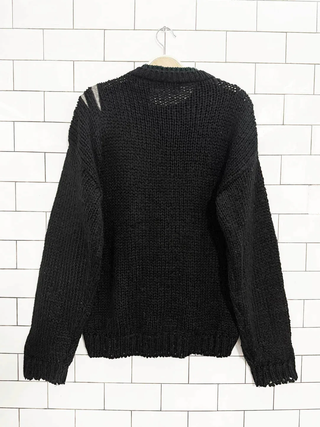 vintage montello eagle embroidery knit sweater sold by Good Market Thrift Store product image thumbnail 5