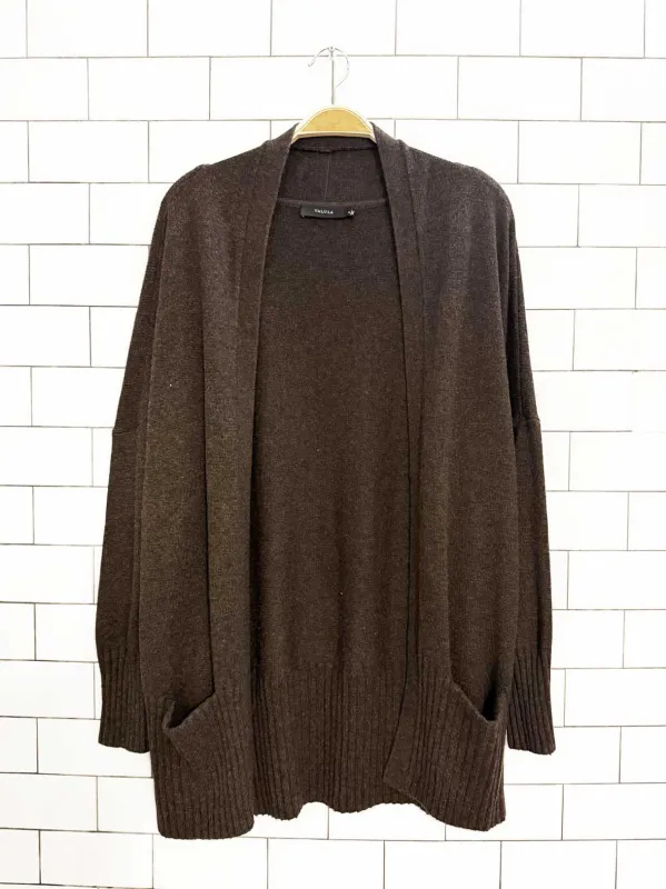 talula cashmere-blend slouchy knit cardigan | aritzia sold by Good Market Thrift Store