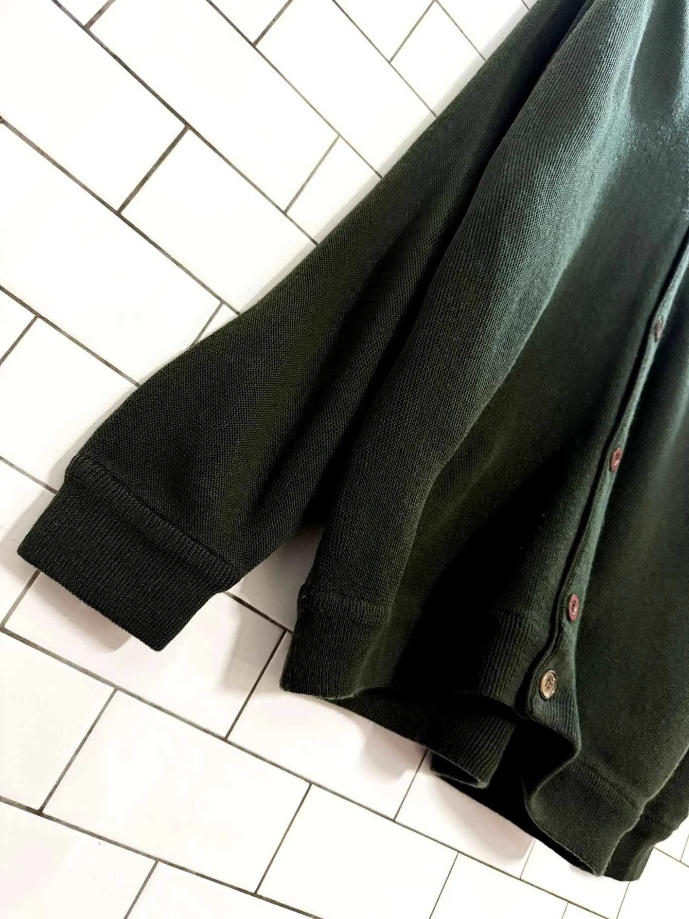 vintage arnold palmer minimal knit dad cardigan sold by Good Market Thrift Store product image thumbnail 5