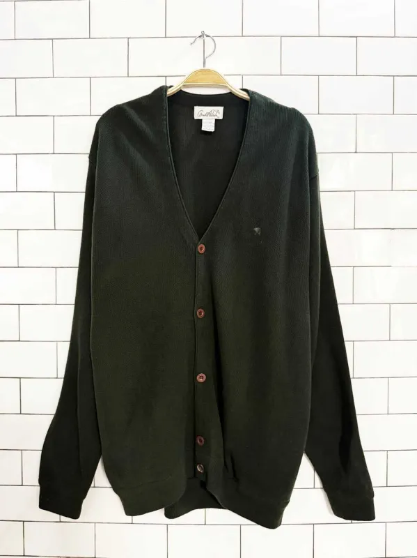 vintage arnold palmer minimal knit dad cardigan sold by Good Market Thrift Store