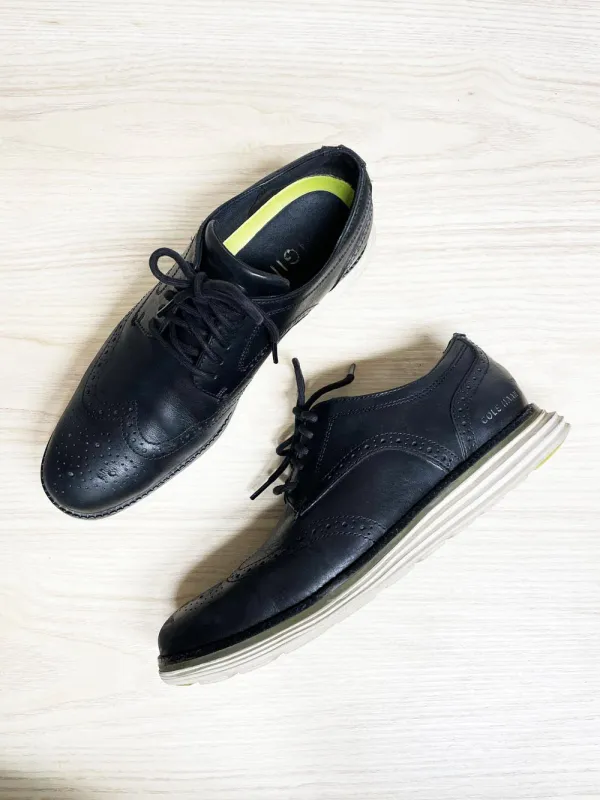 cole haan original grand remastered wingtip leather loafer sneaker made by Good Market Thrift Store