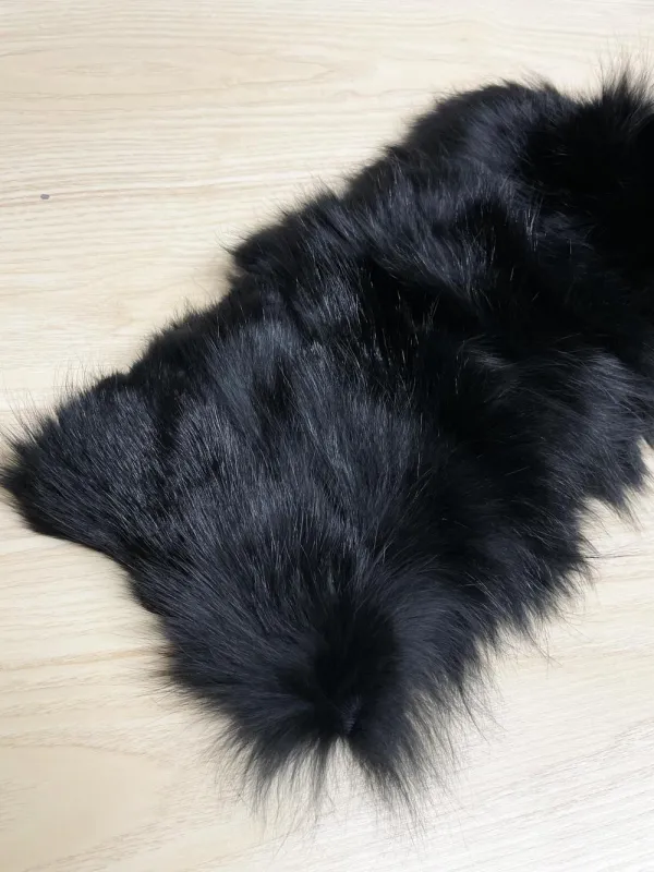 vintage danier fox fur collar scarf sold by Good Market Thrift Store