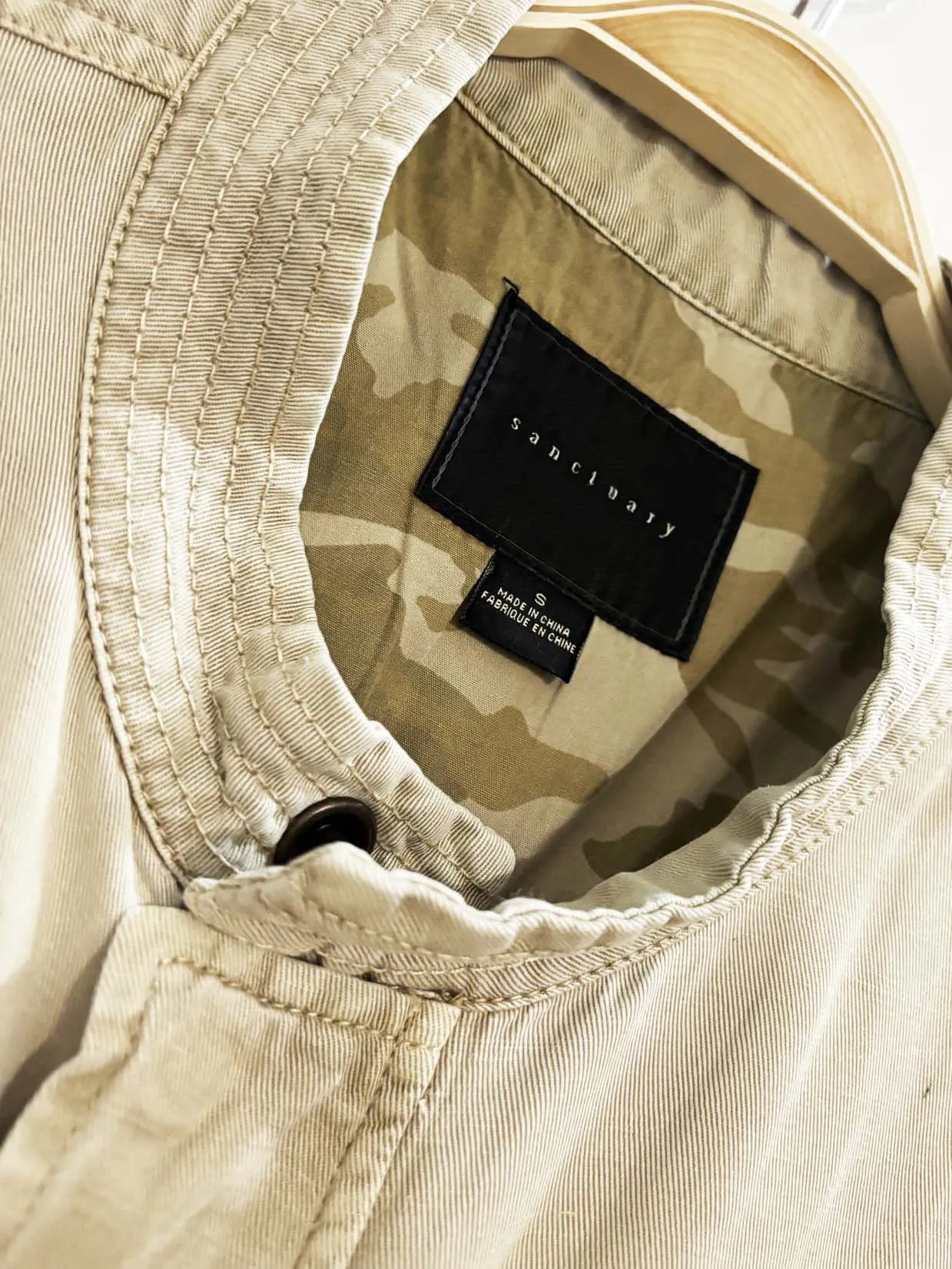 sanctuary utility drawstring vest | anthropolgie sold by Good Market Thrift Store product image thumbnail 2