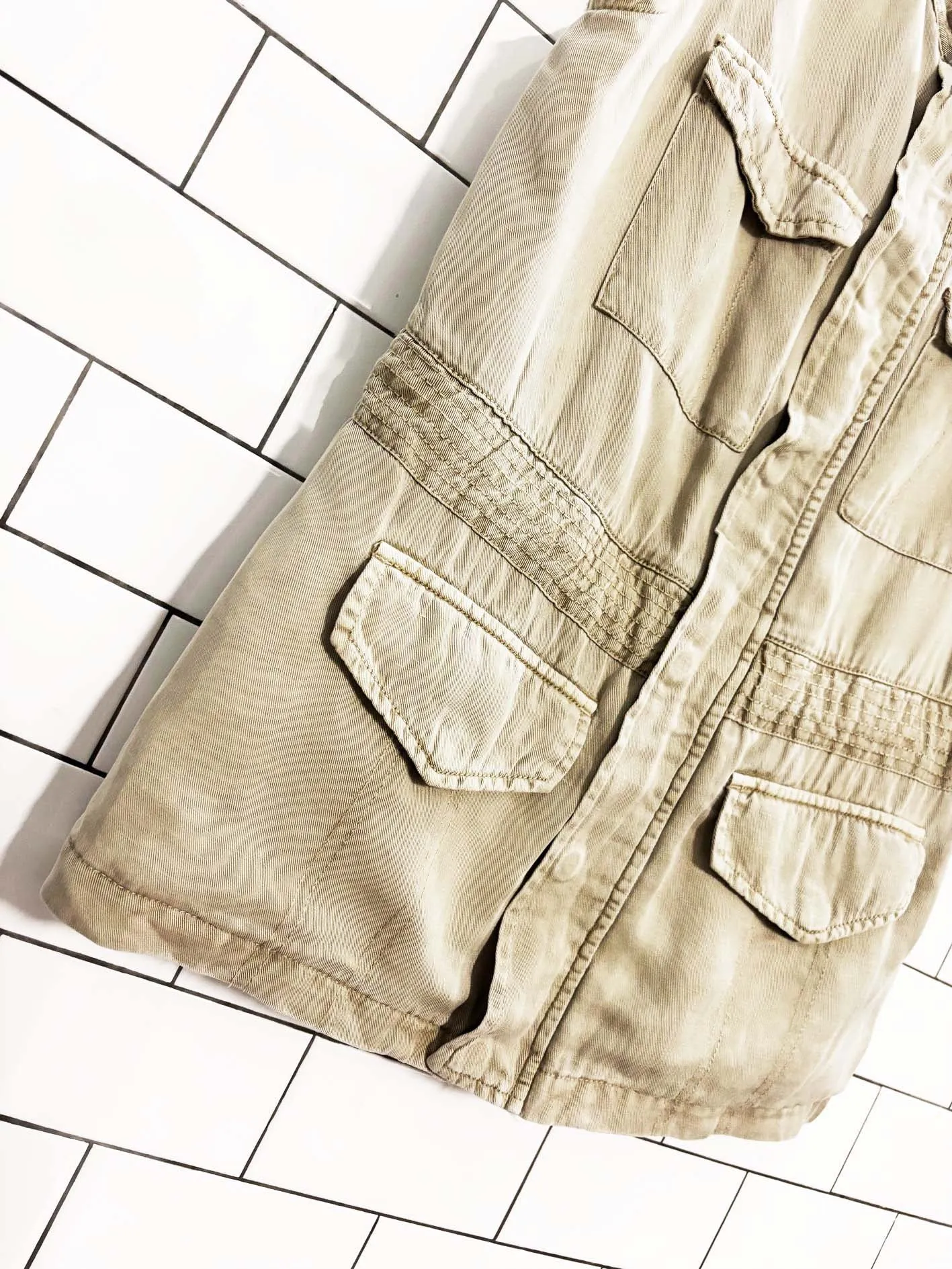 sanctuary utility drawstring vest | anthropolgie sold by Good Market Thrift Store product image thumbnail 3