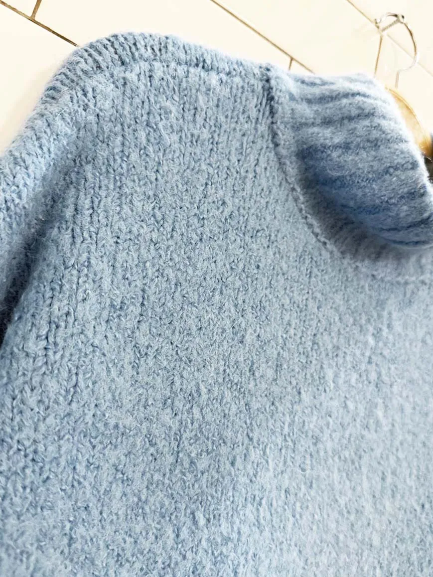 moon & madison boxy mock neck knit sweater sold by Good Market Thrift Store product image thumbnail 2