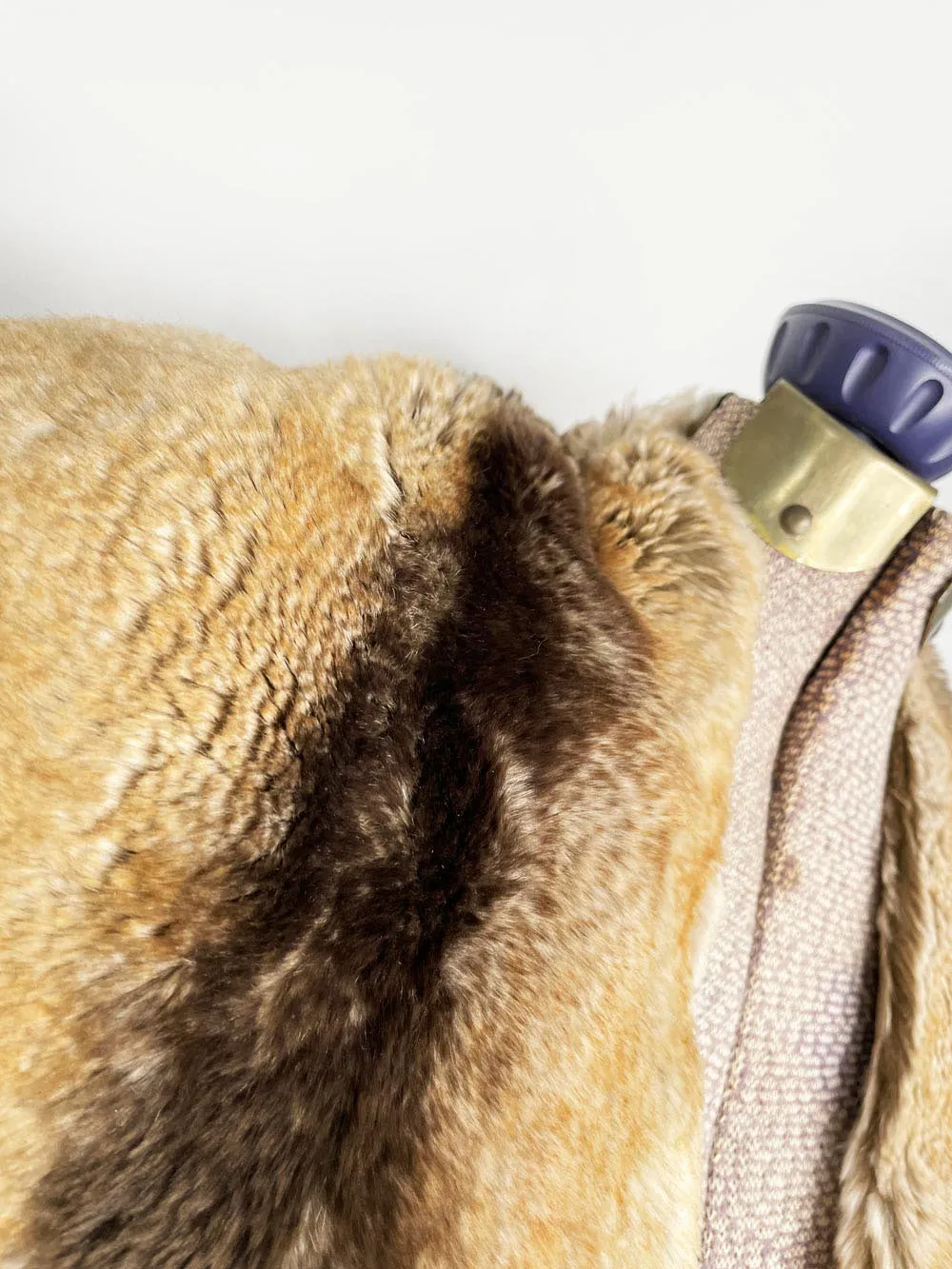 vintage danier shaved mink fur clip on stole collar sold by Good Market Thrift Store product image thumbnail 2