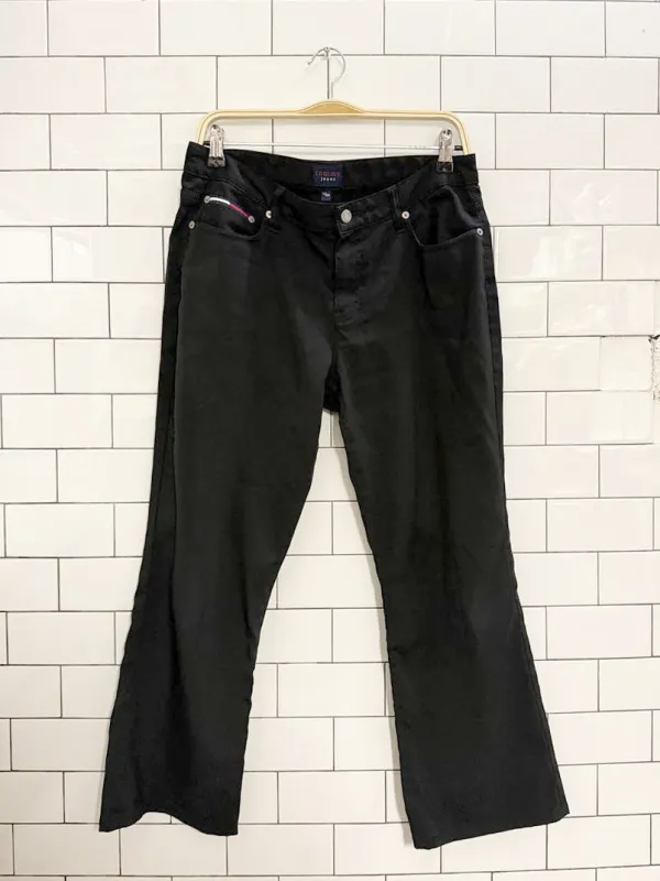 y2k tommy jeans stretchy flare pants | tommy hilfiger sold by Good Market Thrift Store
