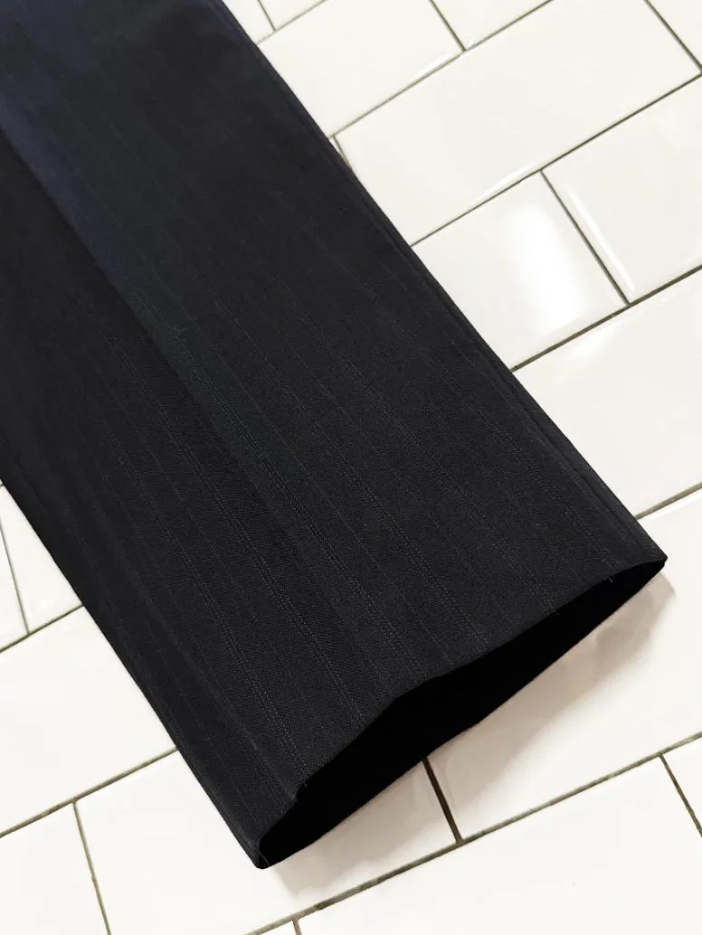 vintage 80s the traveller suit wool-blend pinstripe trousers sold by Good Market Thrift Store product image thumbnail 4