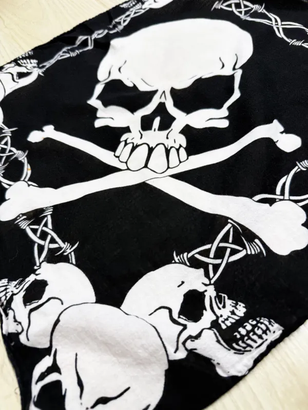 vintage skull and bones bandana sold by Good Market Thrift Store