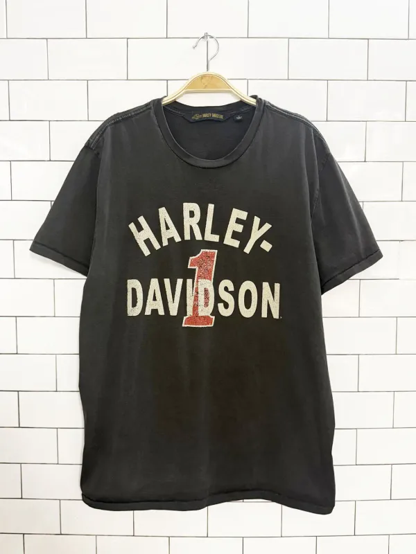 vintage harley davidson graphic tee sold by Good Market Thrift Store
