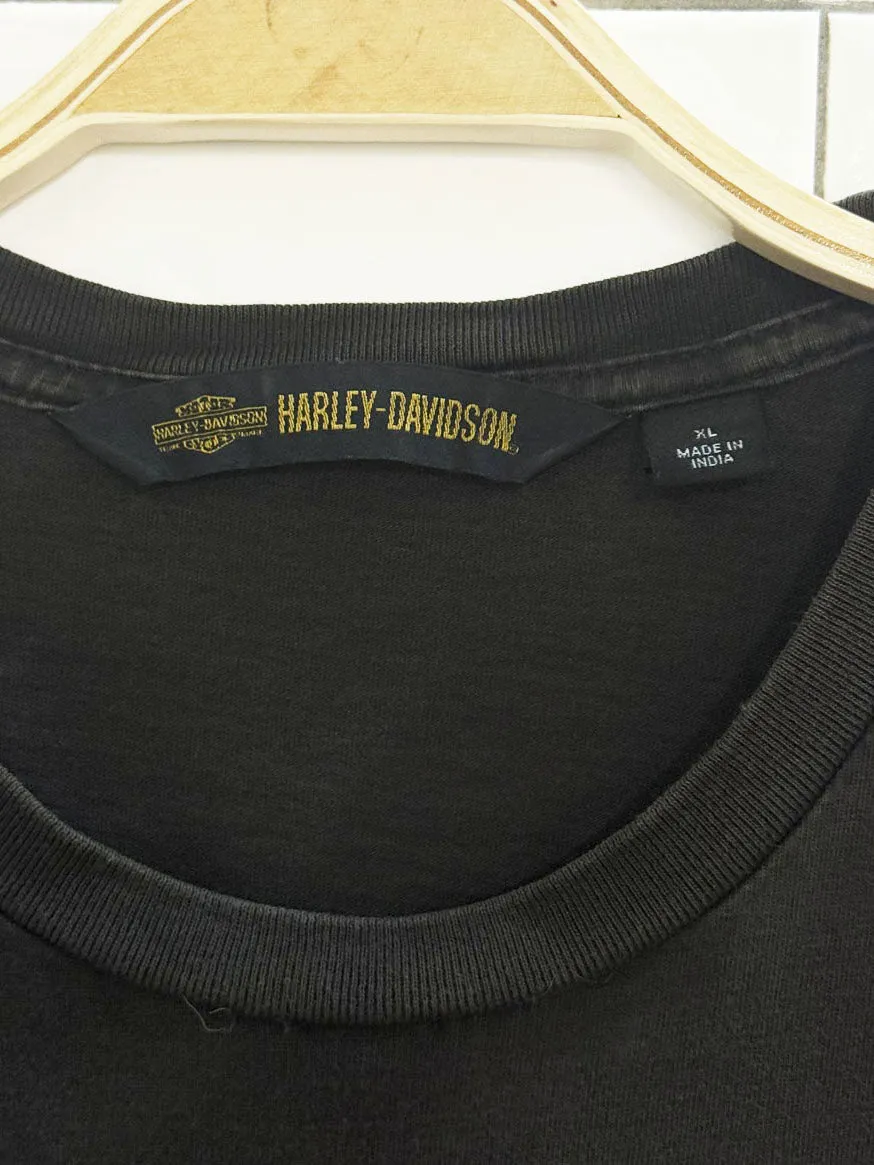 vintage harley davidson graphic tee sold by Good Market Thrift Store product image thumbnail 3