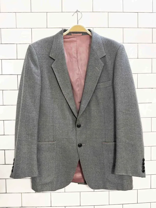 vintage sears 100% wool blazer | made in Canada sold by Good Market Thrift Store