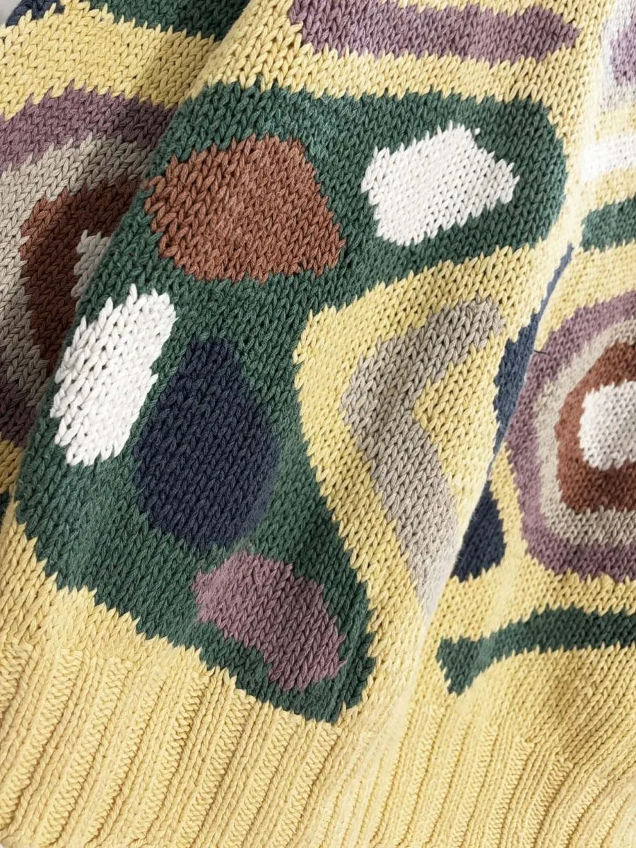 vintage 90s salty dog hand-knit ramie-cotton sweater | gant sold by Good Market Thrift Store product image thumbnail 2