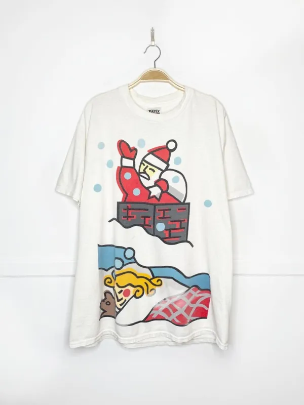 vintage 90s USPS holiday stamp graphic tee | tulex sold by Good Market Thrift Store