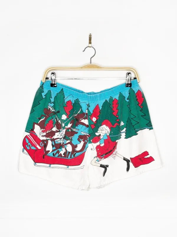 vintage reindeer takeover santa boxers gag gift | made in USA sold by Good Market Thrift Store