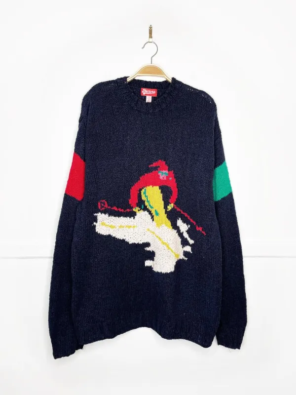 vintage merona oversized skiier knit sweater sold by Good Market Thrift Store