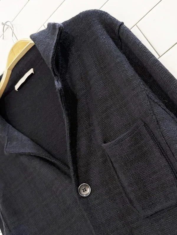 stefanel italy wool plaid full button blazer cardigan sold by Good Market Thrift Store product image thumbnail 2