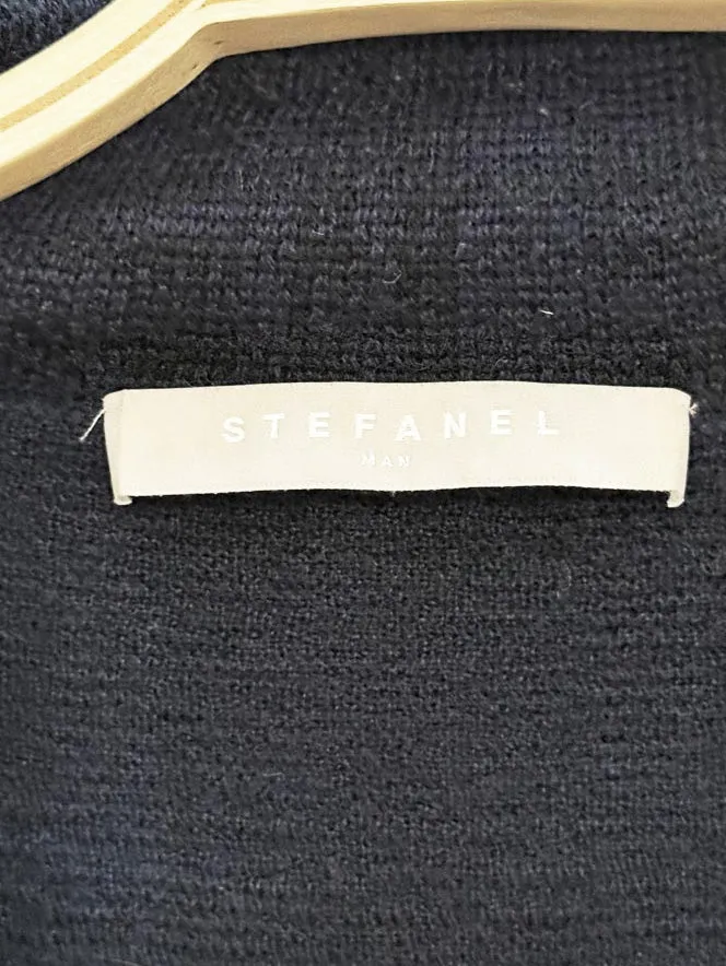 stefanel italy wool plaid full button blazer cardigan sold by Good Market Thrift Store product image thumbnail 3