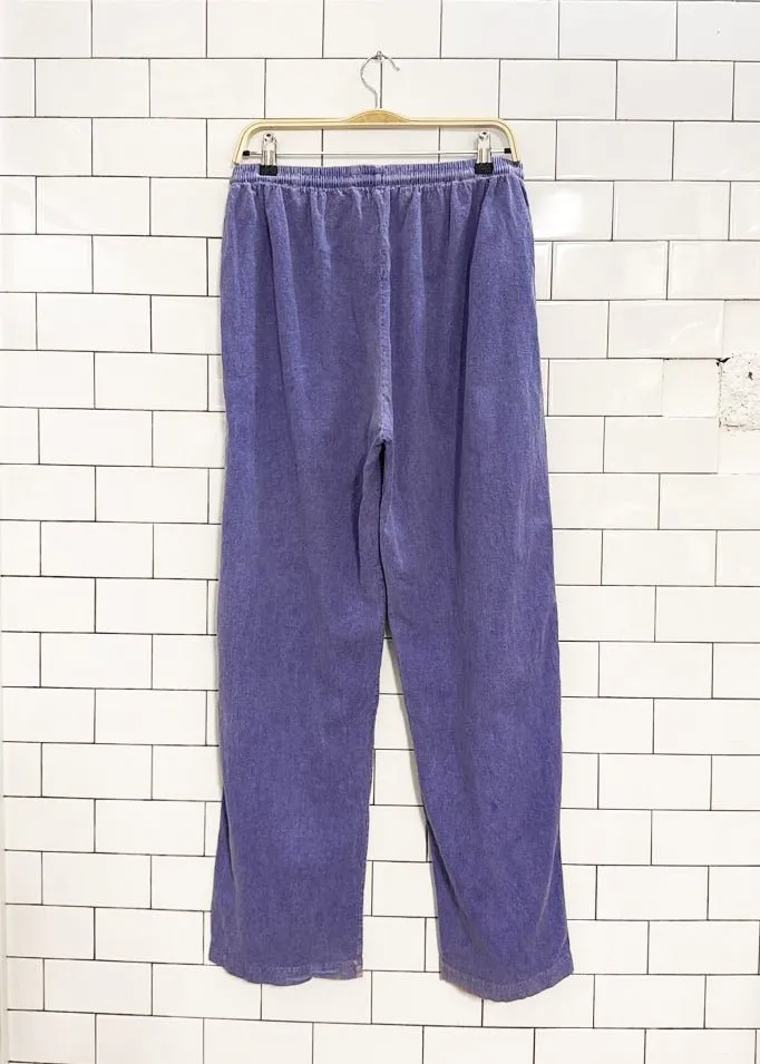 vintage 90s naturally rugged drawstring casual pants | made in Canada sold by Good Market Thrift Store product image thumbnail 4
