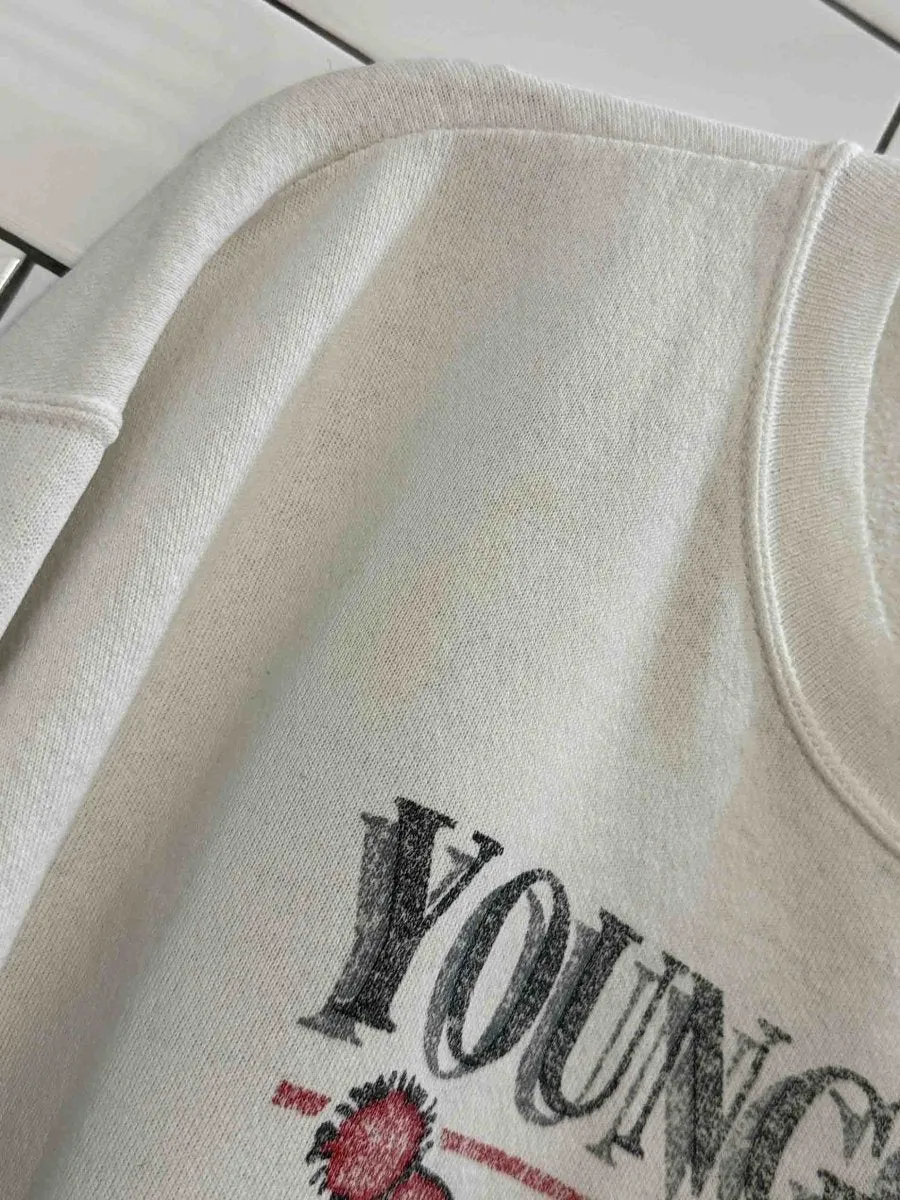 vintage 90s youngstown state university penguins sweatshirt | made in USA | hanes sold by Good Market Thrift Store product image thumbnail 5