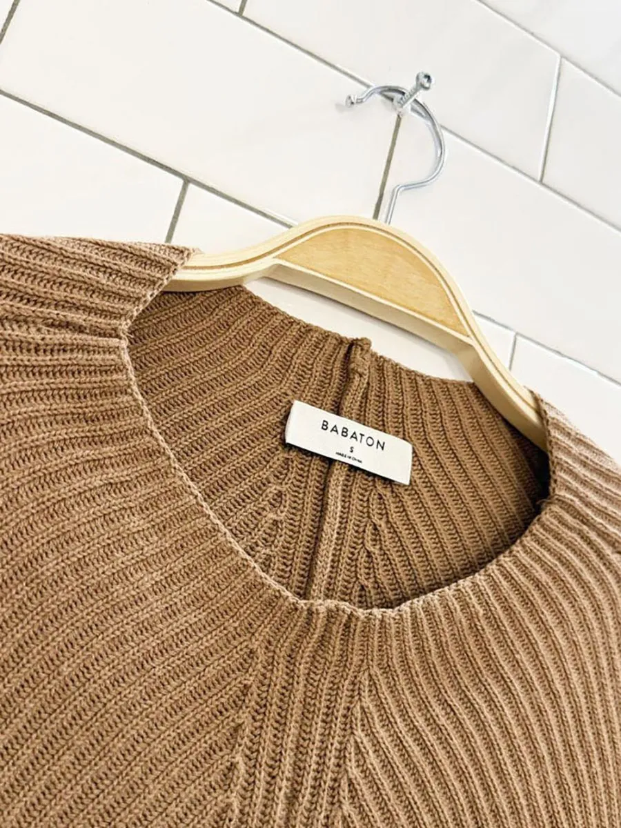 babaton chalmers wool-linen textured knit sweater | aritzia sold by Good Market Thrift Store product image thumbnail 2