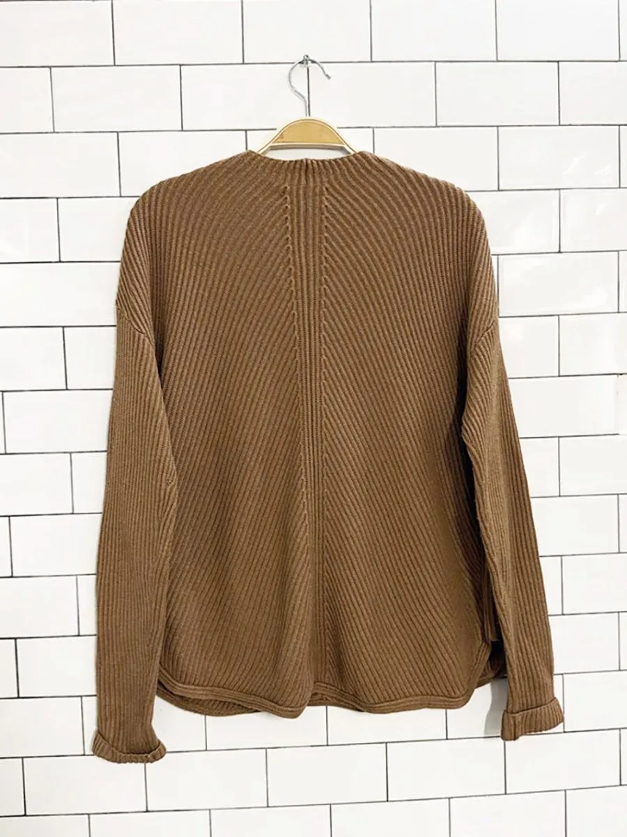 babaton chalmers wool-linen textured knit sweater | aritzia sold by Good Market Thrift Store product image thumbnail 3